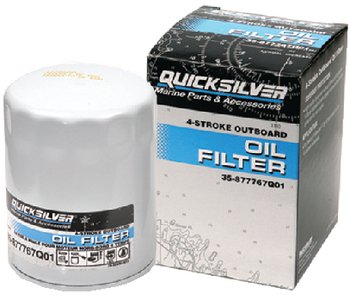 Mercury Quicksilver 35-877769Q01 Outboard Four Stroke Oil Filter - Fits 200 - 225 - 250 - 275 - 300 - 350 - 400 Verado Pro SCI