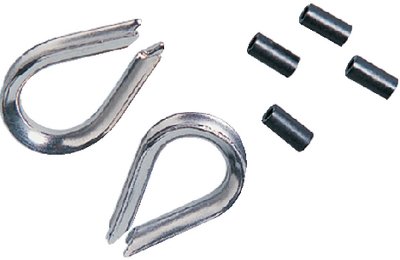 Scotty Downriggers - Wire Connector Sleeve & Thimble Kit - 1157