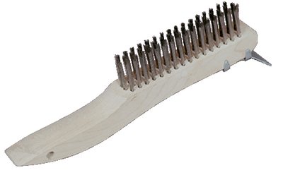 Starbrite - Stainles Steel Bristle Utility Brush With Scraper - 40058