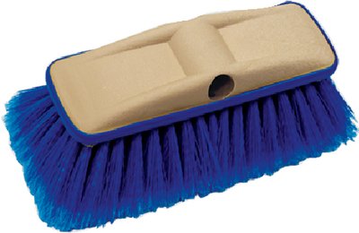 Starbrite - Medium Premium Wash Brush With Bumper - Blue - 8" - 40162