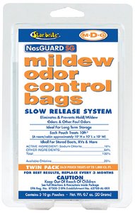 Starbrite - NosGuard SG Mildew Odor Control Bags Slow Release Formula - 10 Grams - 2 Pack - 89950