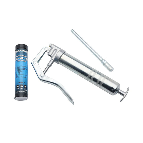 Mercury – Quicksilver 2-4-C Marine Grease with PTFE | Lubricant & Grease Gun Kit | 3 oz Cartridge | 74057Q5