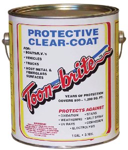 Toonbrite - Toon-Brite Aluminum, Metal & Fiberglass Protective Clear-Coat, Gal - P1000