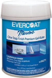 Evercoat - One Step Finish Gelkote - White - 16 oz. - 105670