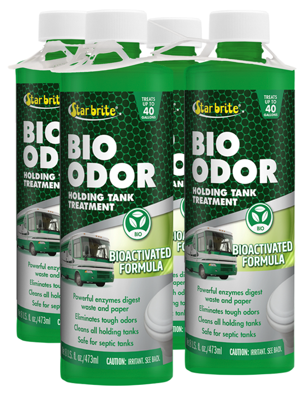 Starbrite - Bio Odor Enzyme Holding Tank Treatment - 8 oz. - 4-Pack - 75008