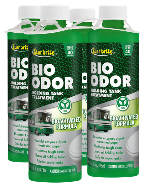 Starbrite - Bio Odor Enzyme Holding Tank Treatment - 8 oz. - 4-Pack - 75008