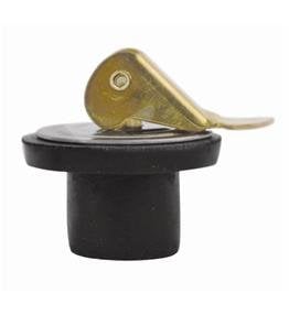 Attwood Marine - Livewell/Bailer Drain Plug - Brass Snap-Handle - 7533A7