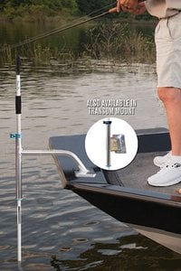 Panther -  King Pin Shallow Water Anchor System - 2 Piece Anchor Pole - KPP100B