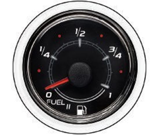 Mercury - Fuel Level 2 Gauge - Black Face - 2-1/8 inch Diameter - 79-8M0052845