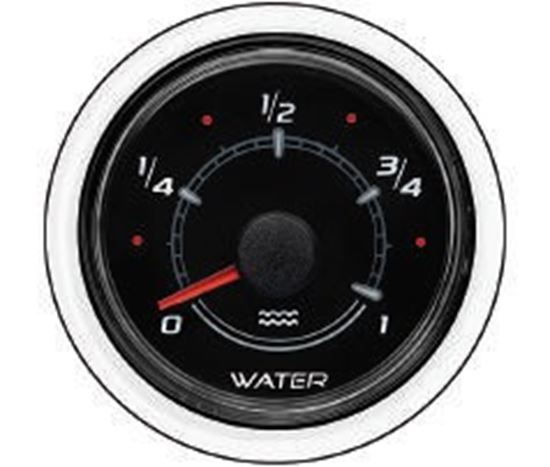 Mercury - Water Level Gauge - Black Face - 2-1/8 inch Diameter - 79-8M0052846