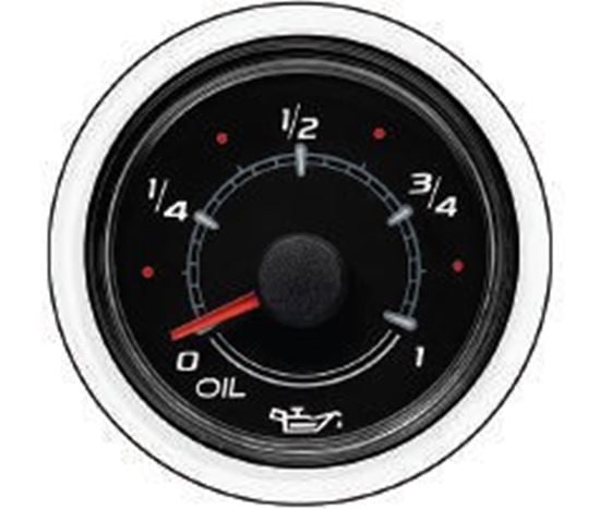 Mercury - Oil Level Gauge - Black Face - 2-1/8 inch Diameter - 79-8M0052852