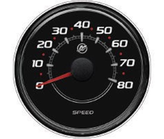 Mercury - Speedometer - Black Face - 4-5/16 inch Diameter - 79-8M0052857