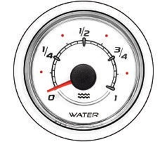 Mercury - Water Level Gauge - White Face - 2-1/8 inch Diameter - 79-8M0052867