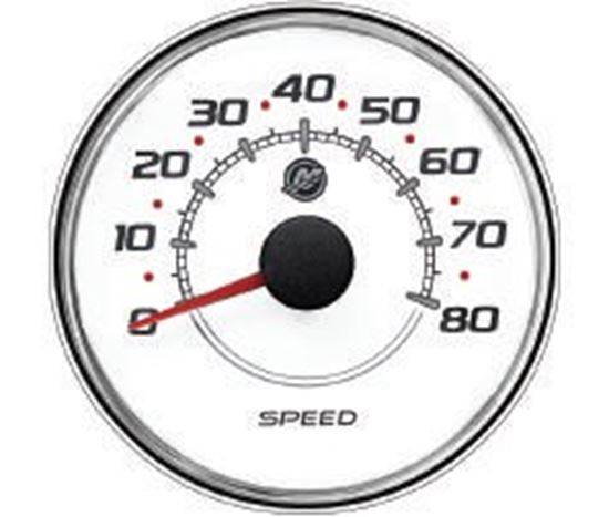 Mercury - Speedometer - White Face - 3-3/8 inch Diameter - 79-8M0052874