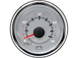 Mercury - Voltage Gauge - Grey Face - 2-1/8 inch Diameter - 79-8M0065963