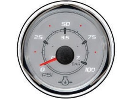 Mercury - Oil Pressure Gauge - Grey Face - 2-1/8 inch Diameter - 79-8M0065974