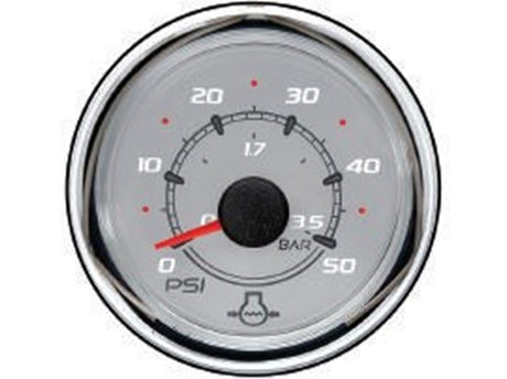 Mercury - Water Pressure Gauge - Gray Face - 2-1/8 inch Diameter - 79-8M0065976