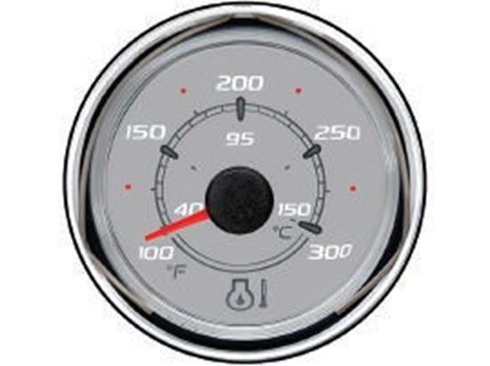 Mercury - Oil Temperature Gauge - Gray Faced - 2-1/8 inch Diameter - 79-8M0065978