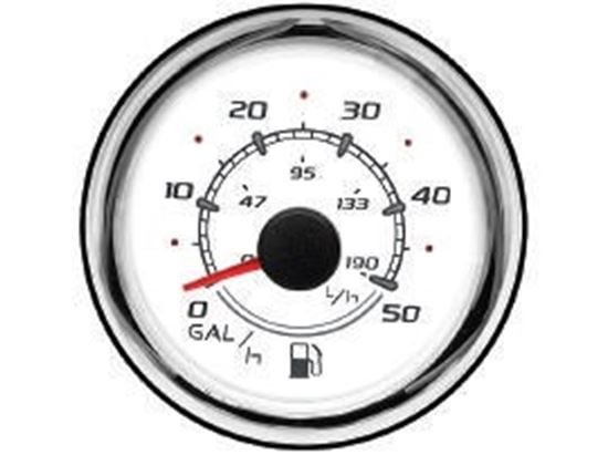 Mercury - Fuel Flow Gauge - White Face - 2-1/8 inch Diameter - 79-8M0069416