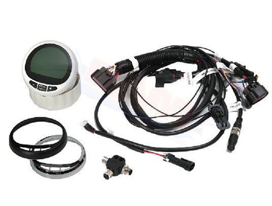 MercMonitor 79-8M0119406 No NMEA 2000 - Fits 4-5/16in Dia. Hole - For 2001 & Newer OptiMax OutBoards - 2002 & Newer V-6 EFI - 30-60 EFI - All SmartCraft Compatible Engines