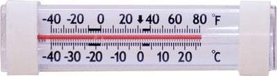 Prime Products - FRIDGE/FRZER THERMOMETER HORIZ,HORIZONTAL FRIDGE/FREEZER THERMOMETER - 123032