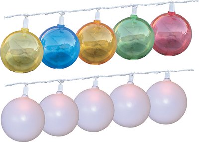 Prime Products - PATIO GLOBE LIGHTS WHITE,PATIO GLOBE LIGHTS - 129001