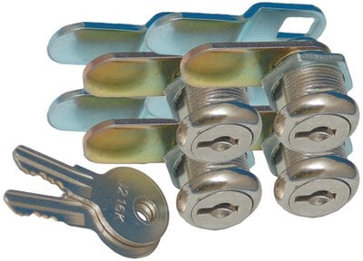 Prime Products - Prime Standard Key Cam Lock, 1-1/8" 4/Pk - 183319