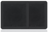 FUSION - FM-65SB FM Series 6.5" 120 Flush Mount Square Marine Speakers - Black Grill - 120W - 010-02299-11