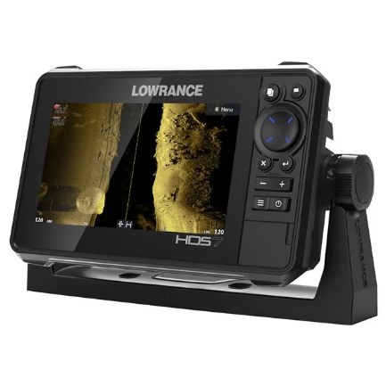 Lowrance - HDS-7 LIVE with Active Imaging 3-in-1 Transom Mount  C-MAP Pro Chart - 000-14416-001