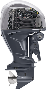 Yamaha LF300XSB Outboard - 25-Inch Shaft | Counter Rotation | Digital Electronic Control (DEC) | Electric Start | Power Trim & Tilt | EFI with Variable Camshaft Timing | Gray