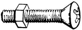 Handiman - 10-24 x 1 Machine Screws, Phillips Oval Head - 695