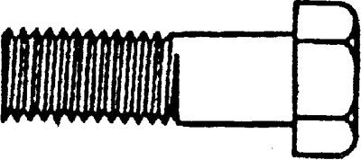 Handiman - 5/16-18X1-1/2 Hex Head M/Screw - 852