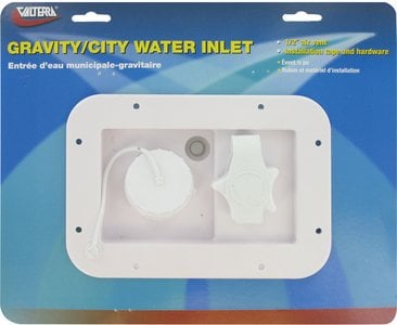 Valterra - Gravity City 1/2" Air Vent Water Inlet & Includes Hardware & Installation Tape - A012001VP