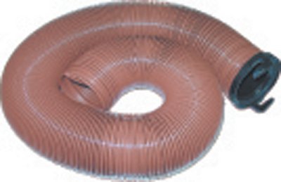 Valterra - Bronze 10' E-Z Flush Heavy Duty RV Drain Hose & 3" Straight Hose Adapter - D040086