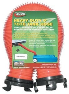 Valterra - Heavy Duty 5' Tote Tank RV Sewer Hose - D040111