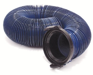 Valterra - Blue Quick Drain 3" x 20' RV Sewer Hose & Adapter - D040121