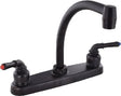 Valterra - Catalina Rubbed Bronze Finish Two Teacup Handle Hi-Arc 8" RV Kitchen Pot Filler Faucet - PF221501