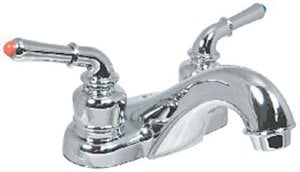 Valterra - Catalina Two Teacup Handle 4" RV Lavatory Bathroom Hi-Rise Spout Faucet - PF222302