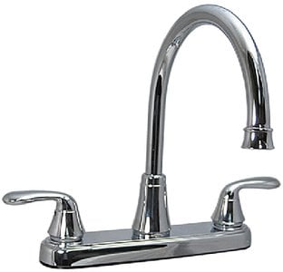 Valterra - Phoenix Two Handle 8" Hi-Arc Hybrid RV Bathroom Lavatory Faucet - PF231302
