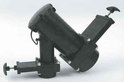 Valterra - TR38 RV Rotating WYE Double Valve with 3" Hub x 1 1/2" Hub x 3" Bay & Cap - TR38