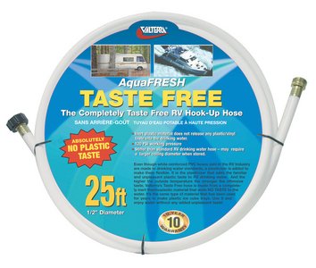 Valterra - 120 PSI Taste Free RV Drinking Water Hose - 1/2" x 25' - White - W010004