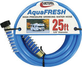 Valterra - AquaFresh High-Pressure Drinking Water Hose - 25' x 5/8" ID - Blue - W019300