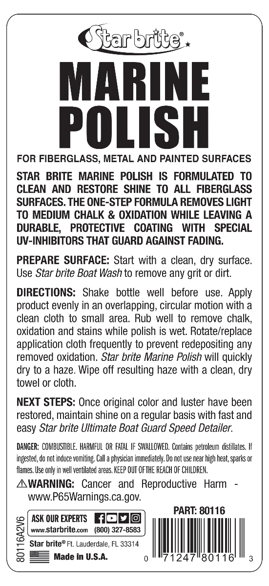 Starbrite - Marine Polish - 16 oz. - 80116