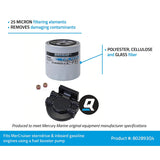 Mercury Quicksilver - Water Separating Fuel Filter Kit - Used in Outboard and MerCruiser Applications - 35-802893Q4