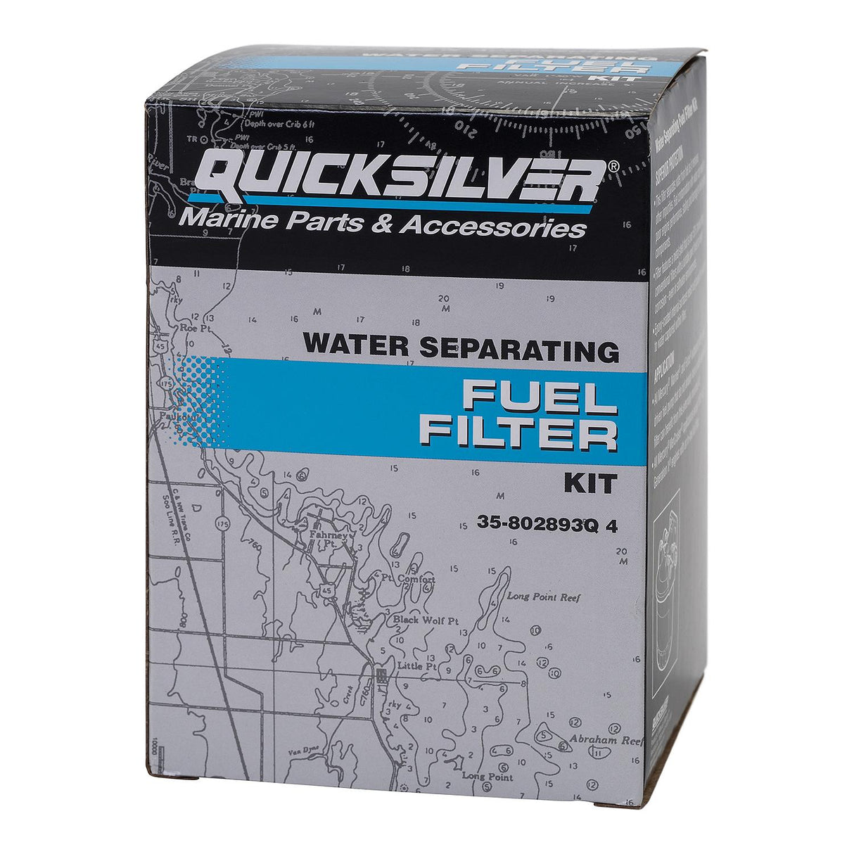 Mercury Quicksilver - Water Separating Fuel Filter Kit - Used in Outboard and MerCruiser Applications - 35-802893Q4