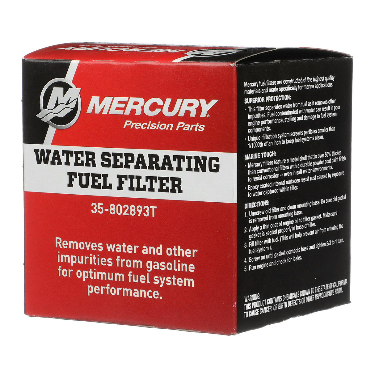 Mercury Mercruiser Outboard Water Separating Fuel Filter - 35-802893T
