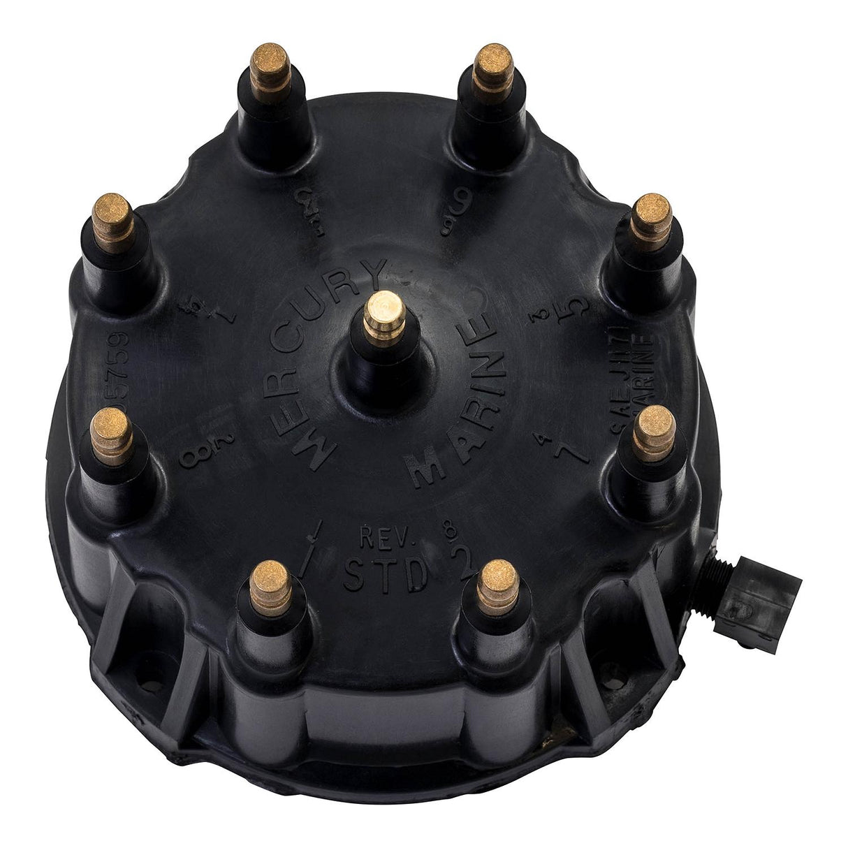 Mercury Mercruiser - Distributor Cap - Fits GM V-8 Engines with Thunderbolt IV & V HEI Ignitions - 805759Q01