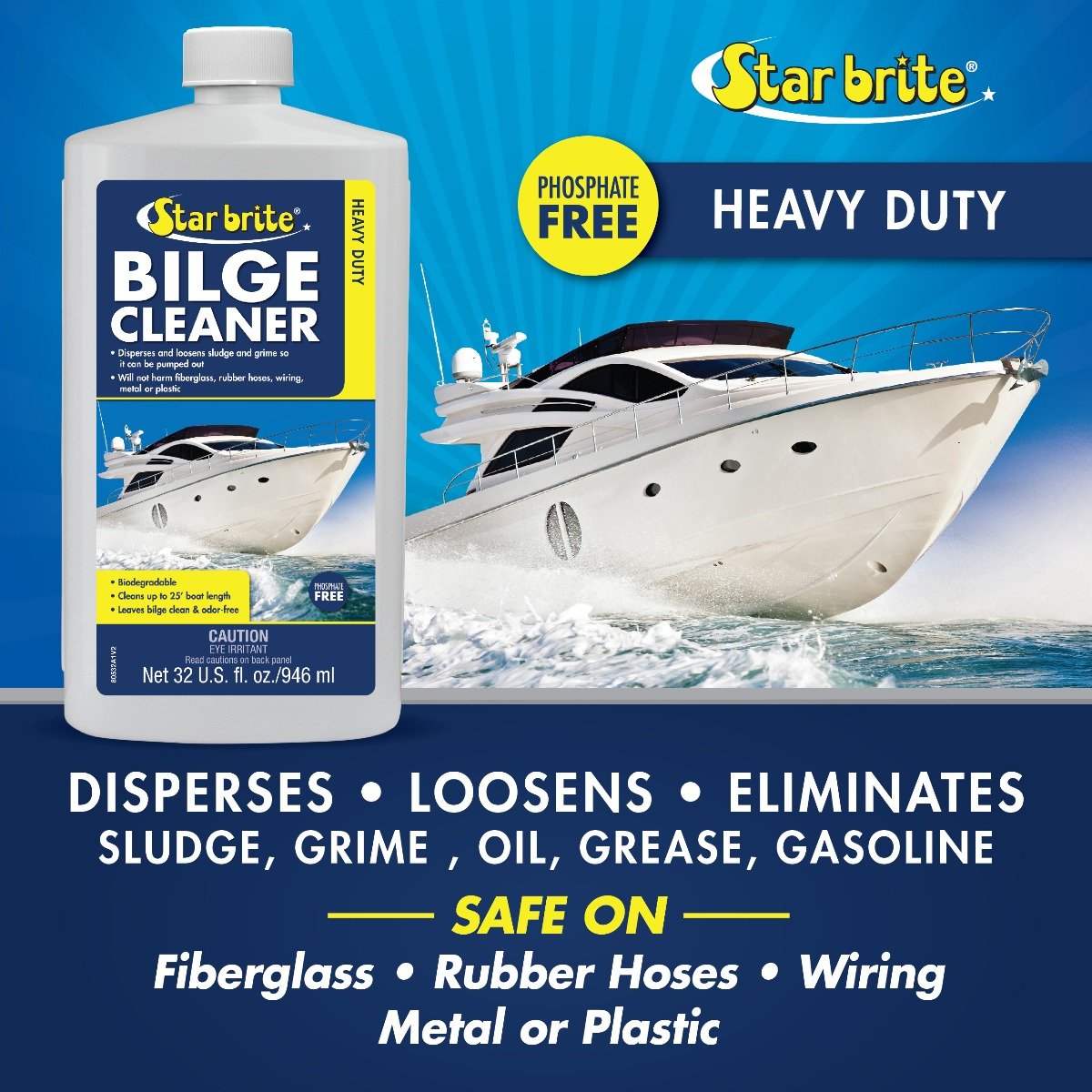 Starbrite - Heavy Duty Bilge Cleaner - 32 oz. - 3-Pack - 80532