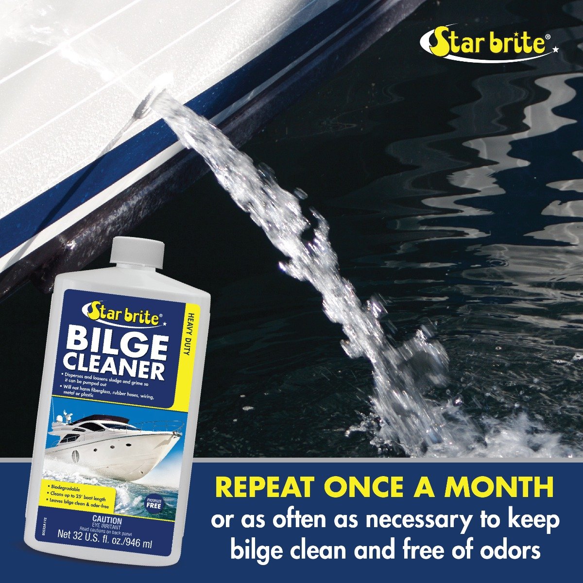 Starbrite - Heavy Duty Bilge Cleaner - 32 oz. - 3-Pack - 80532