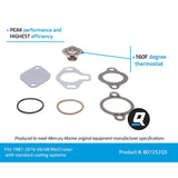 Mercury Mercruiser - Thermostat Kit - Fits 1987-2016 GM Engines - 807252Q5